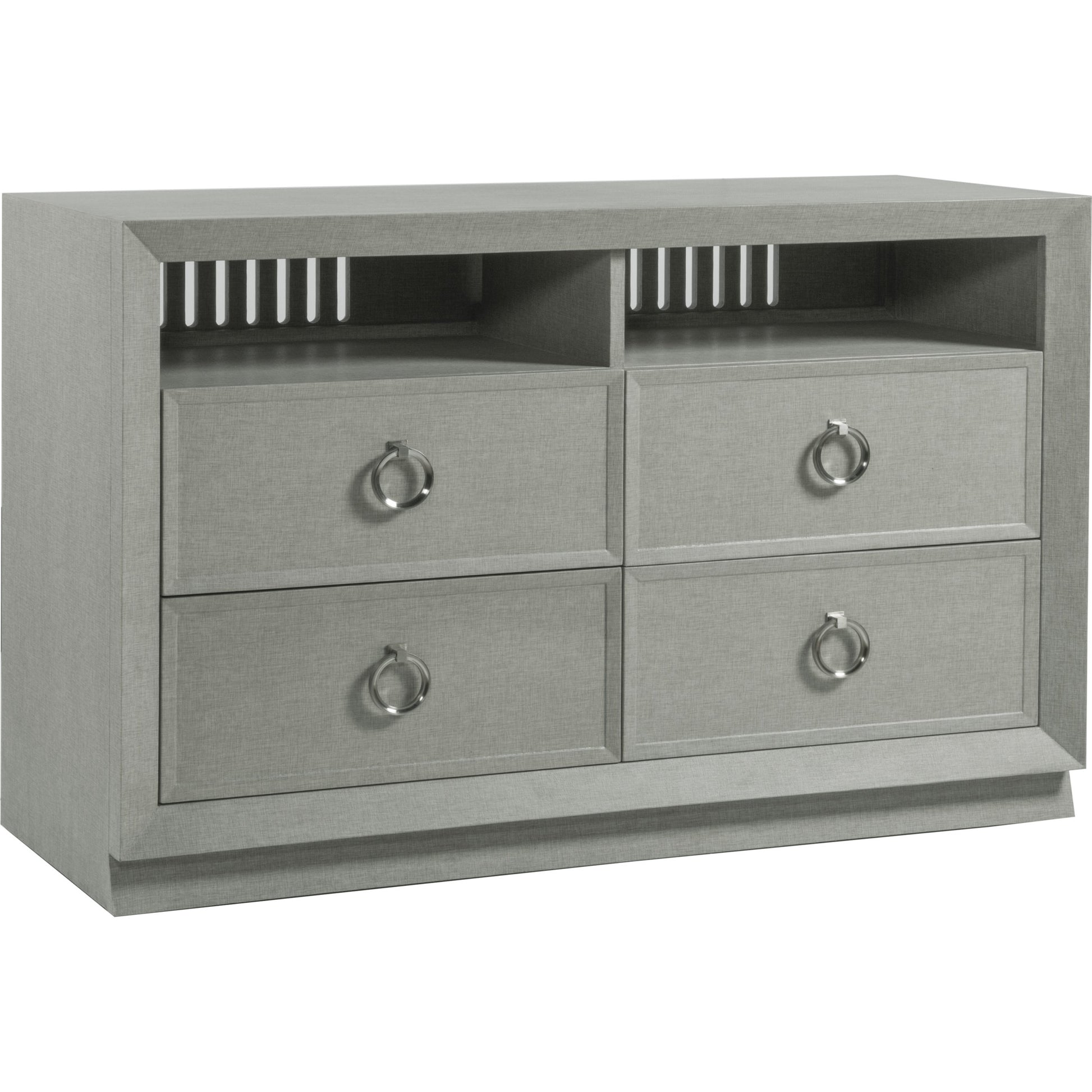 Zeitgeist Linen Media Console by Artistica Home. Made from unique in a modern style.