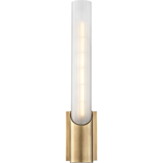 Pylon Wall Sconce by Hudson Valley. Made from brass in a modern style.
