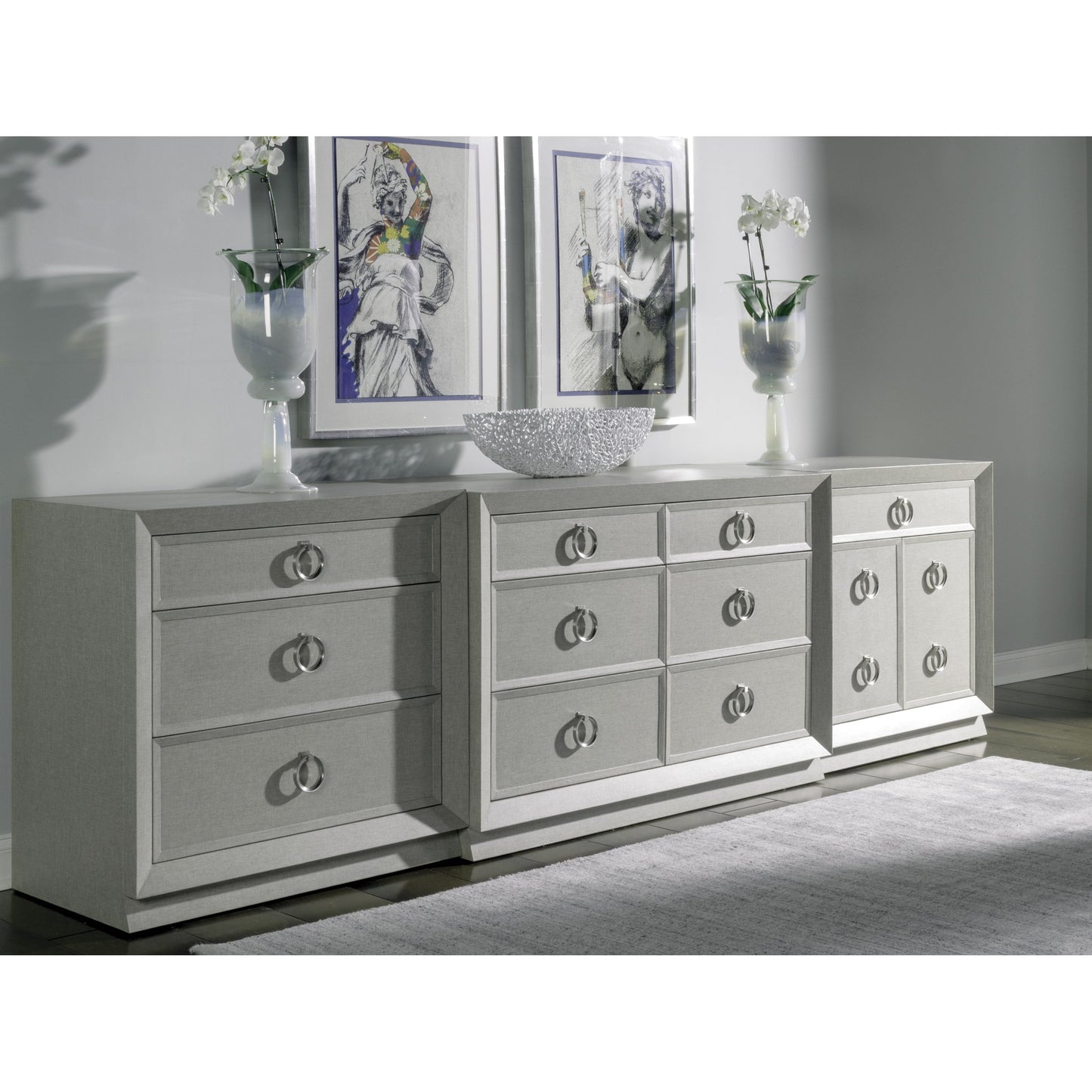 009 SR-834739 | Lifestyle | Zeitgeist Linen Hall Door Chest by Artistica Home. Made from unique in a modern style.