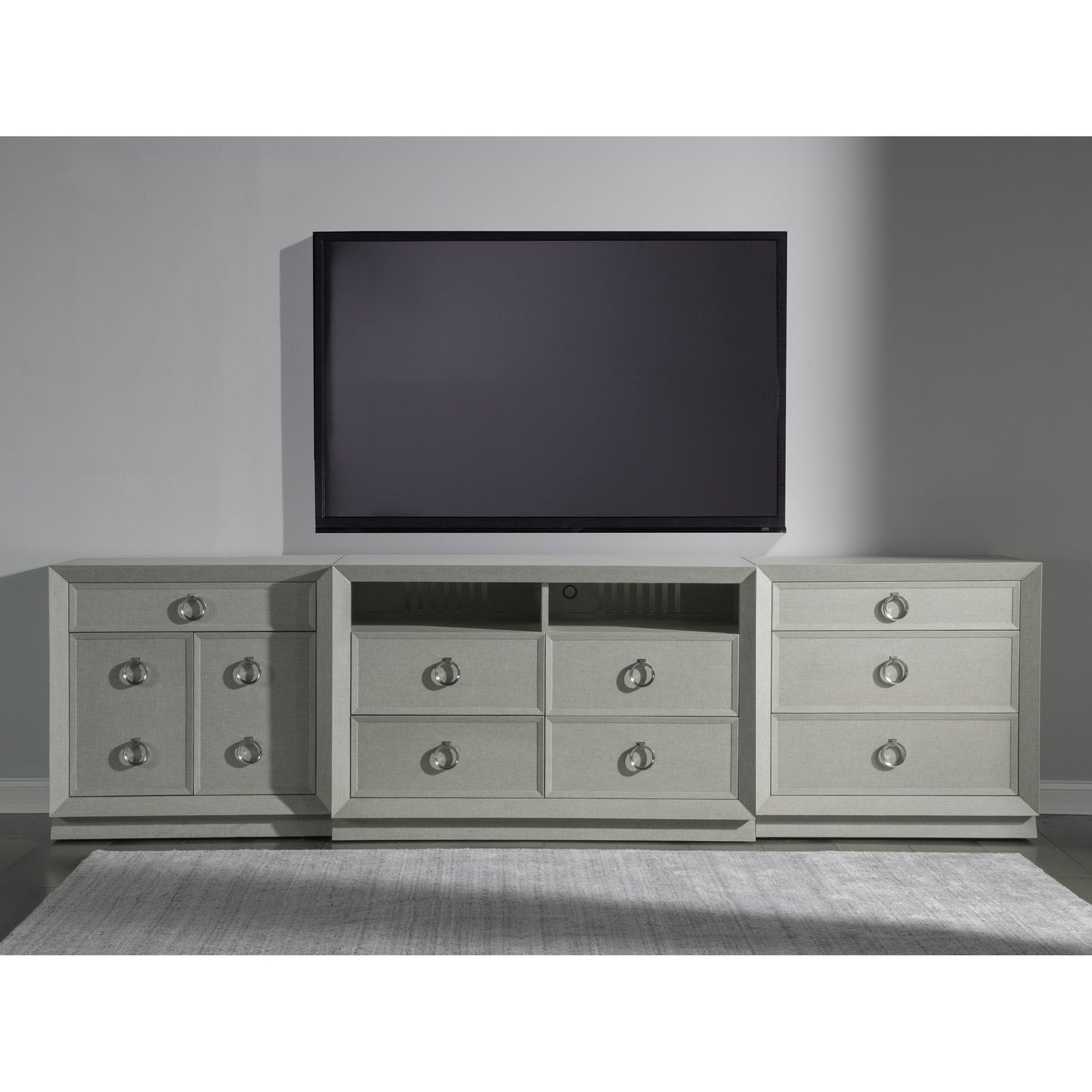 010 SR-834739 | Lifestyle | Zeitgeist Linen Hall Door Chest by Artistica Home. Made from unique in a modern style.