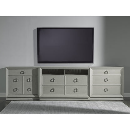 Zeitgeist Linen Media Console by Artistica Home. Made from unique in a modern style.