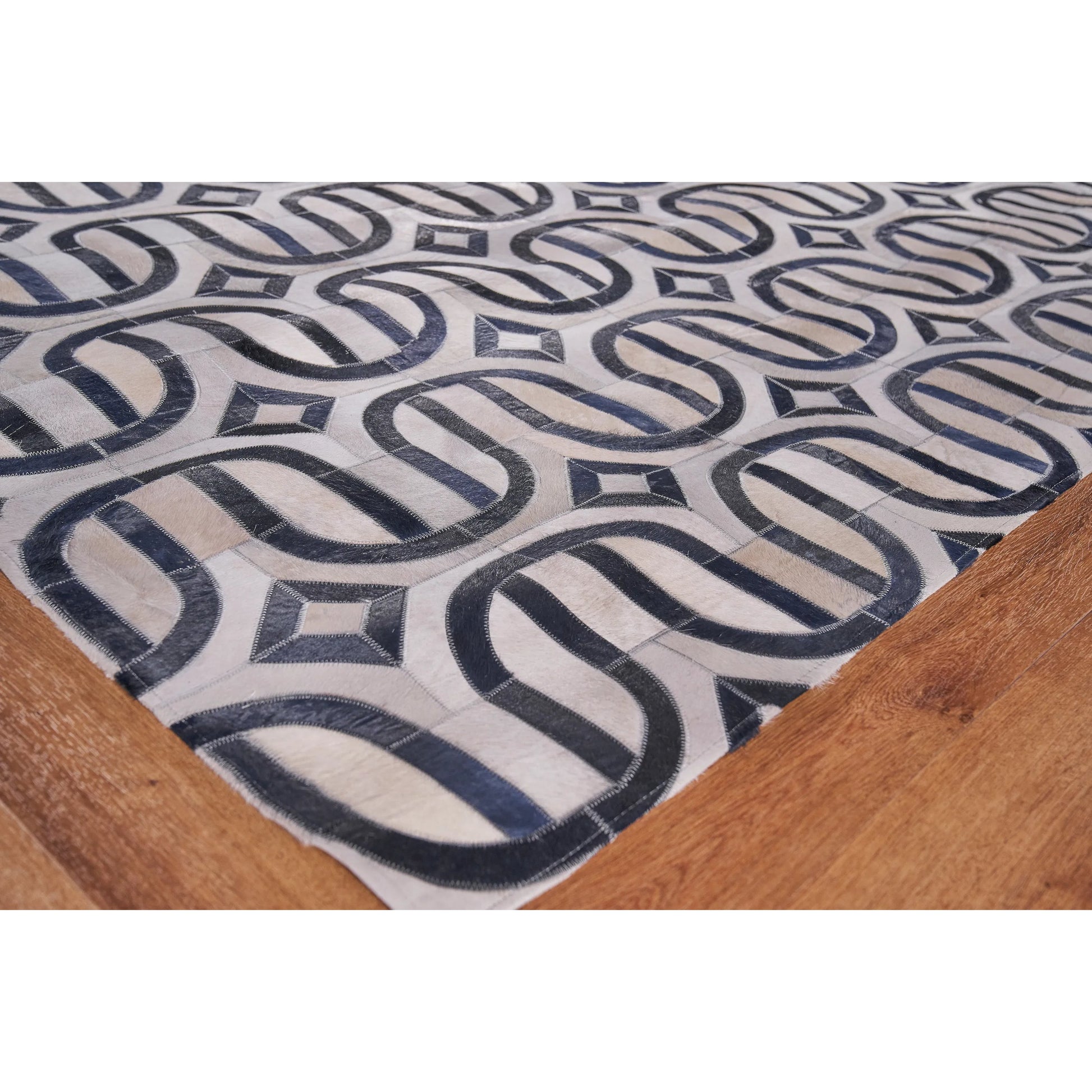 Natural Hide Rug by Exquisite Rugs. Made from leather hide in a unique style.