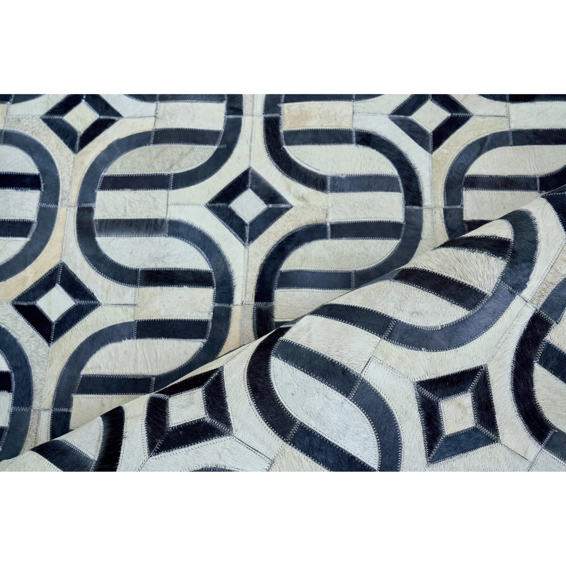 Natural Hide Rug by Exquisite Rugs. Made from leather hide in a unique style.