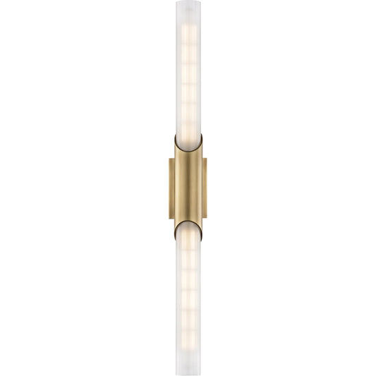 Pylon Wall Sconce by Hudson Valley. Made from brass in a modern style.