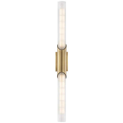 Pylon Wall Sconce by Hudson Valley. Made from brass in a modern style.