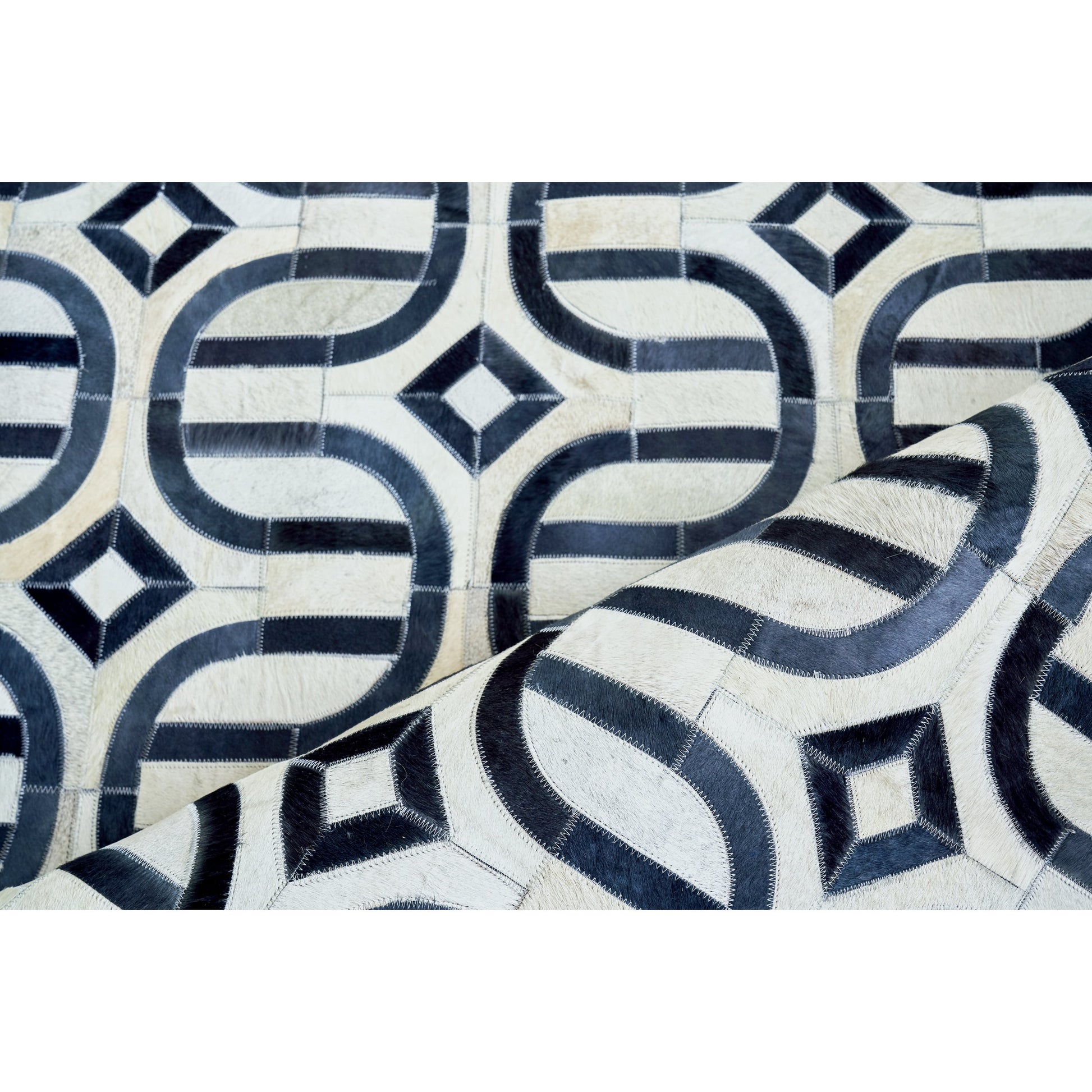 Natural Hide Rug by Exquisite Rugs. Made from leather hide in a unique style.