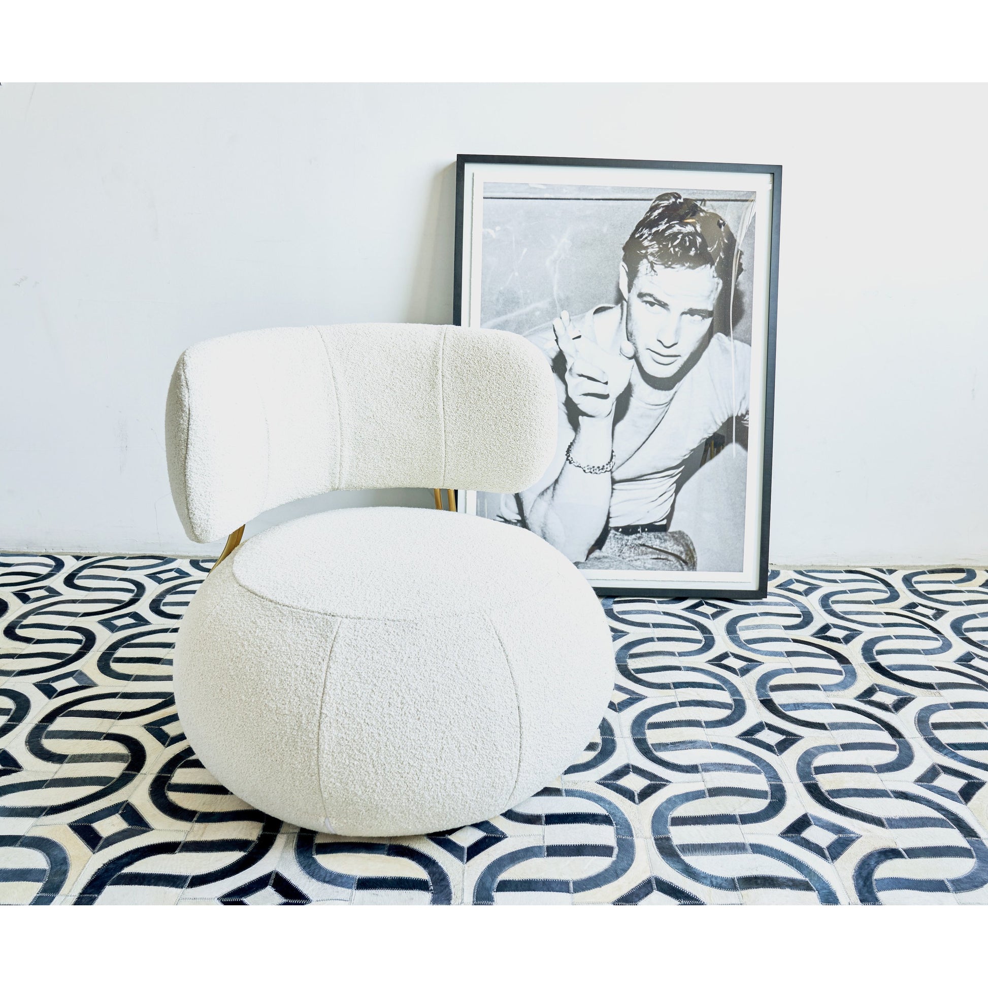 Natural Hide Rug by Exquisite Rugs. Made from leather hide in a unique style.