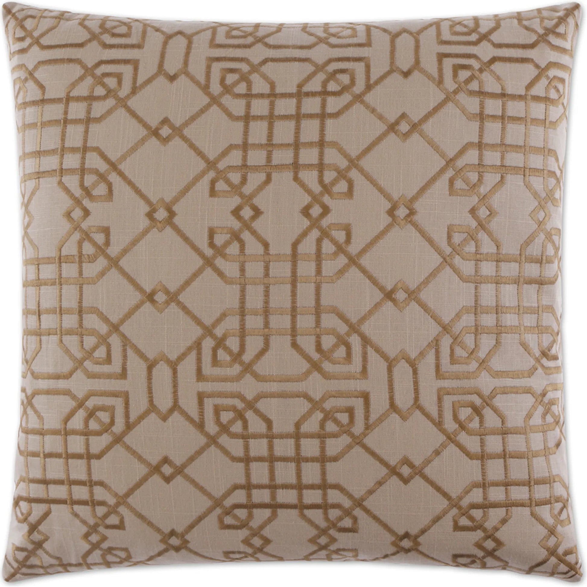 Metropolitan Pillow by DV Kap Home in shell. Made from unique in a transitional style.