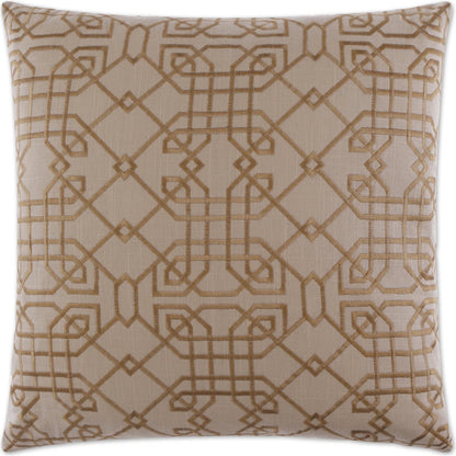 Metropolitan Pillow by DV Kap Home in shell. Made from unique in a transitional style.