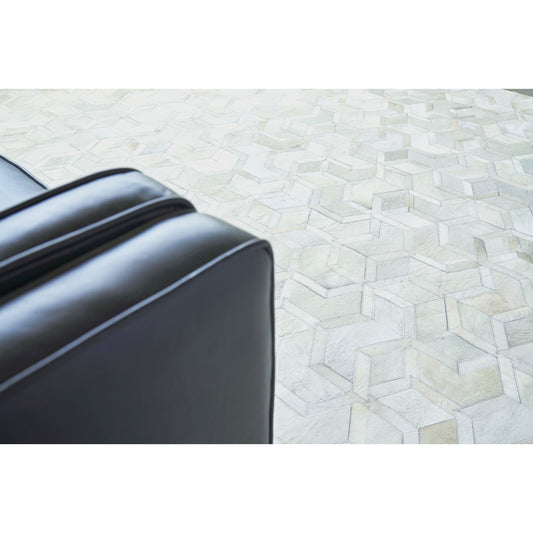 Natural Hide Rug by Exquisite Rugs. Made from leather hide in a unique style.