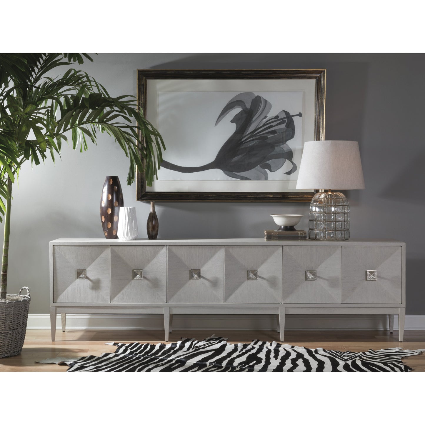 001 SR-834420 | Lifestyle | Logan Convertible Long Media Console/Buffet by Artistica Home. Made from unique in a transitional style.