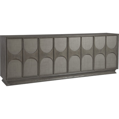Monstuart Media Console by Artistica Home in warm gray. Made from unique in a modern style.