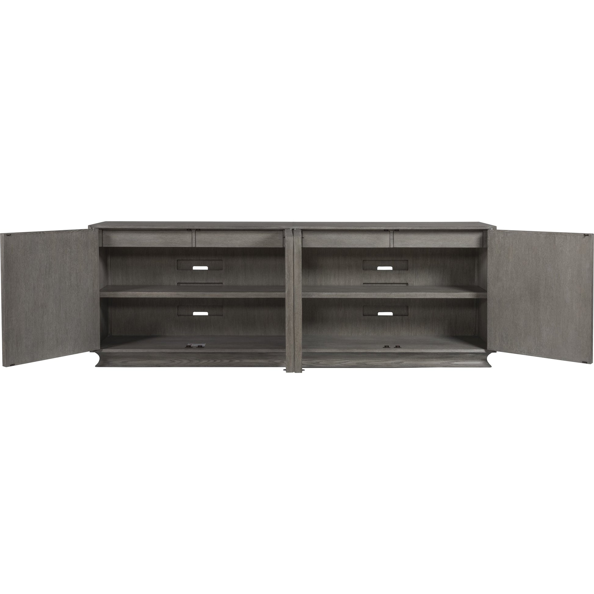 Monstuart Media Console by Artistica Home in warm gray. Made from unique in a modern style.