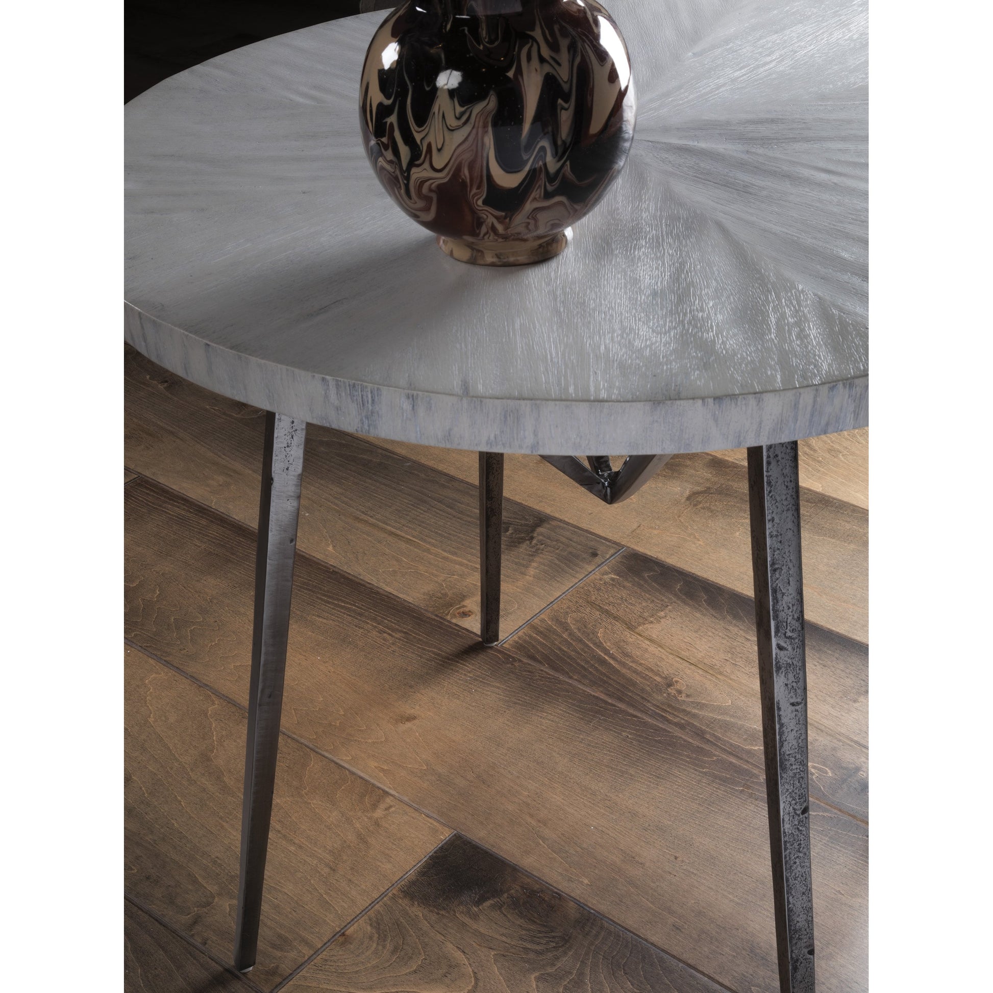 Alfie Round End Table by Artistica Home. Made from unique in a modern style.