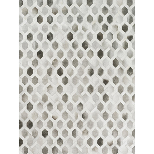 Natural Hide Rug - Gray, Silver by Exquisite Rugs in gray/silver. Made from unique in a unique style.