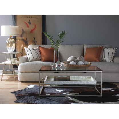 Cumulus Capiz Cocktail Table by Artistica Home in champagne. Made from unique in a modern style.