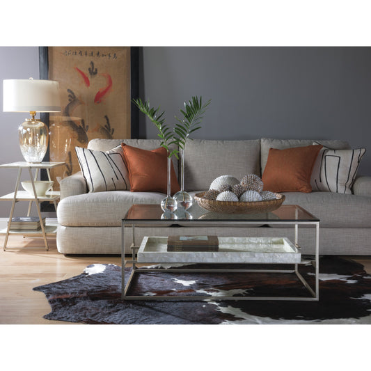 Cumulus Capiz Triangular Tier Table by Artistica Home in champagne. Made from unique in a modern style.