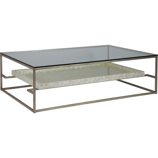 Cumulus Capiz Cocktail Table by Artistica Home in champagne. Made from unique in a modern style.