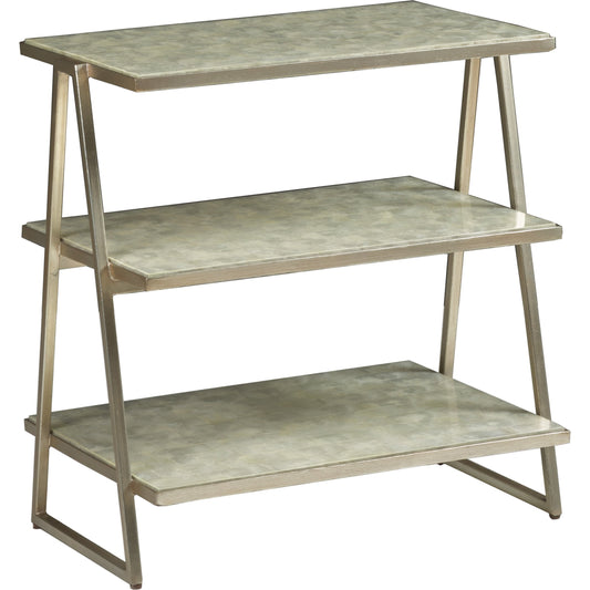 Cumulus Capiz Triangular Tier Table by Artistica Home in champagne. Made from unique in a modern style.