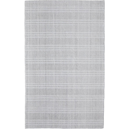 Highview Stripes Rug - T34T8016 by Feizy in gray, ivory. Made from polyester in a unique style.