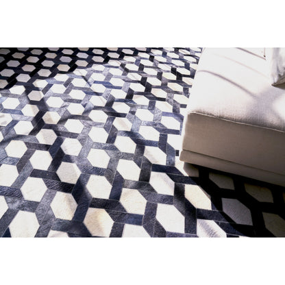 Natural Hide Rug by Exquisite Rugs. Made from leather hide in a unique style.