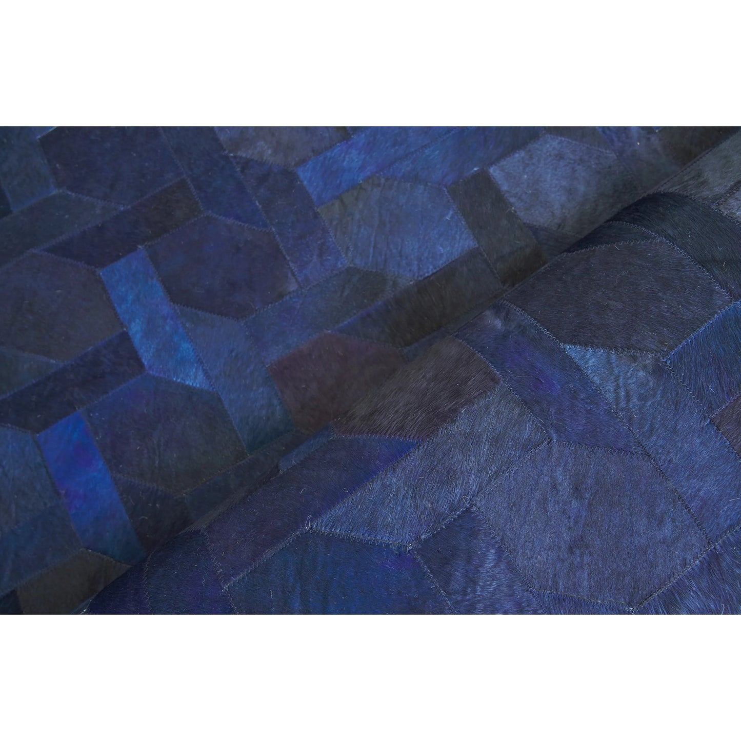 096 SI-2383672 | Closeup | Natural Hide Rug by Exquisite Rugs. Made from leather hide in a unique style.