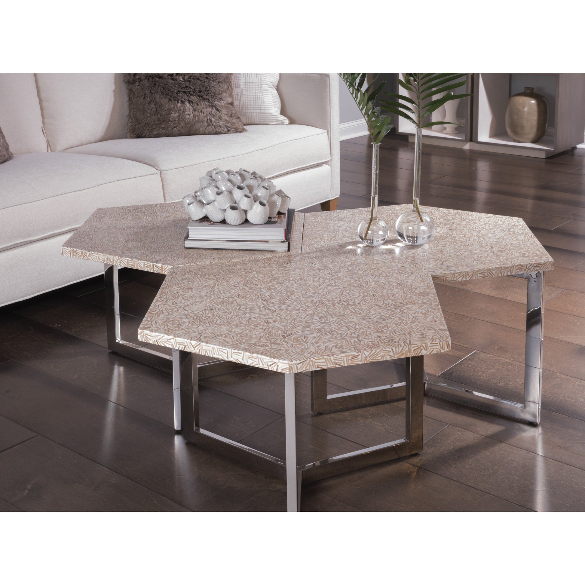 Inamorata Hexagonal Cluster Bunching Table by Artistica Home. Made from unique in a modern style.