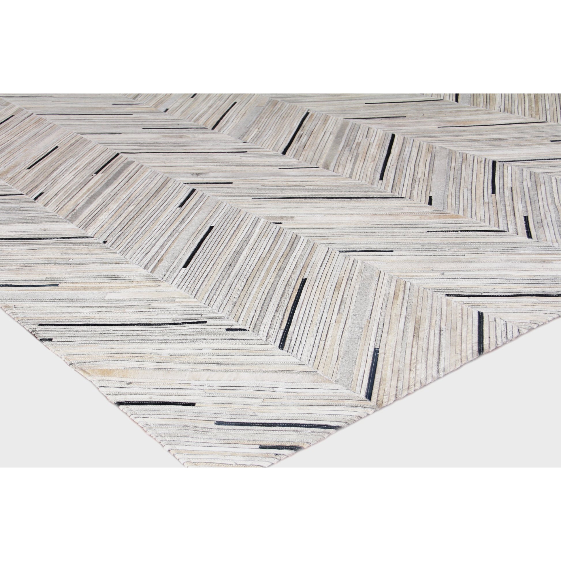 Natural Hide 2163 Rug by Exquisite Rugs in silver/blue. Made from unique in a unique style.