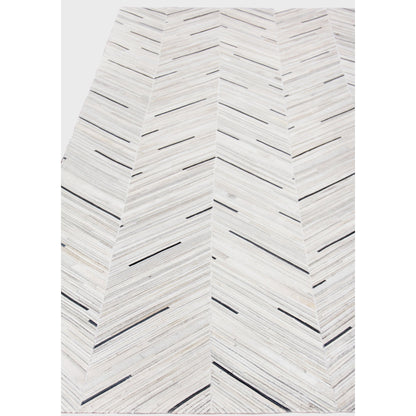 Natural Hide 2163 Rug by Exquisite Rugs in silver/blue. Made from unique in a unique style.