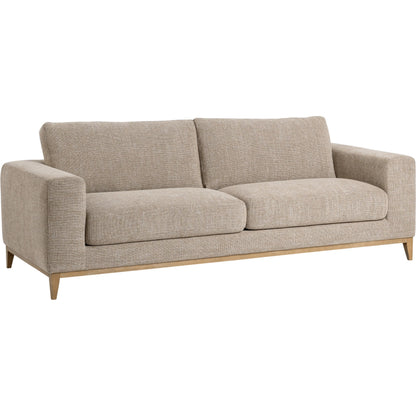Donovan Sofa by Classic Home in bisque. Made from 100% polyester, ash wood in a modern style.