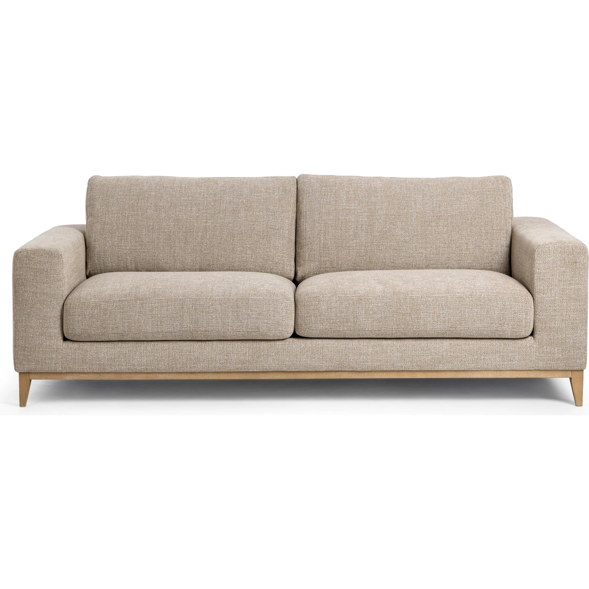 Donovan Sofa by Classic Home in bisque. Made from 100% polyester, ash wood in a modern style.