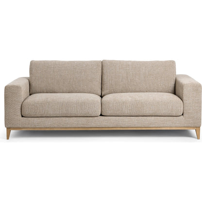 Donovan Sofa by Classic Home in bisque. Made from 100% polyester, ash wood in a modern style.
