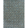 Ivory, Navy, Medium Blue / 1' x 1'6"