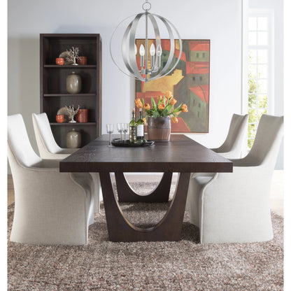 Verbatim Rectangular Dining Table by Artistica Home in rich brown cerused. Made from unique in a modern style.