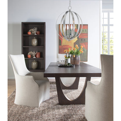 Verbatim Rectangular Dining Table by Artistica Home in rich brown cerused. Made from unique in a modern style.