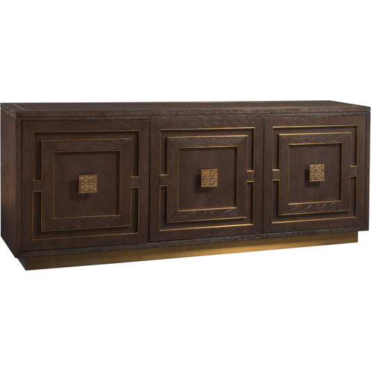 Verbatim Media Console by Artistica Home in rich brown cerused. Made from unique in a transitional style.