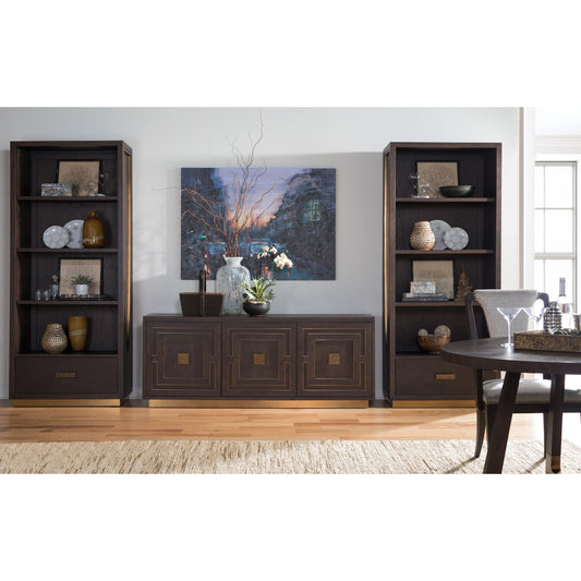 Verbatim Media Console by Artistica Home in rich brown cerused. Made from unique in a transitional style.