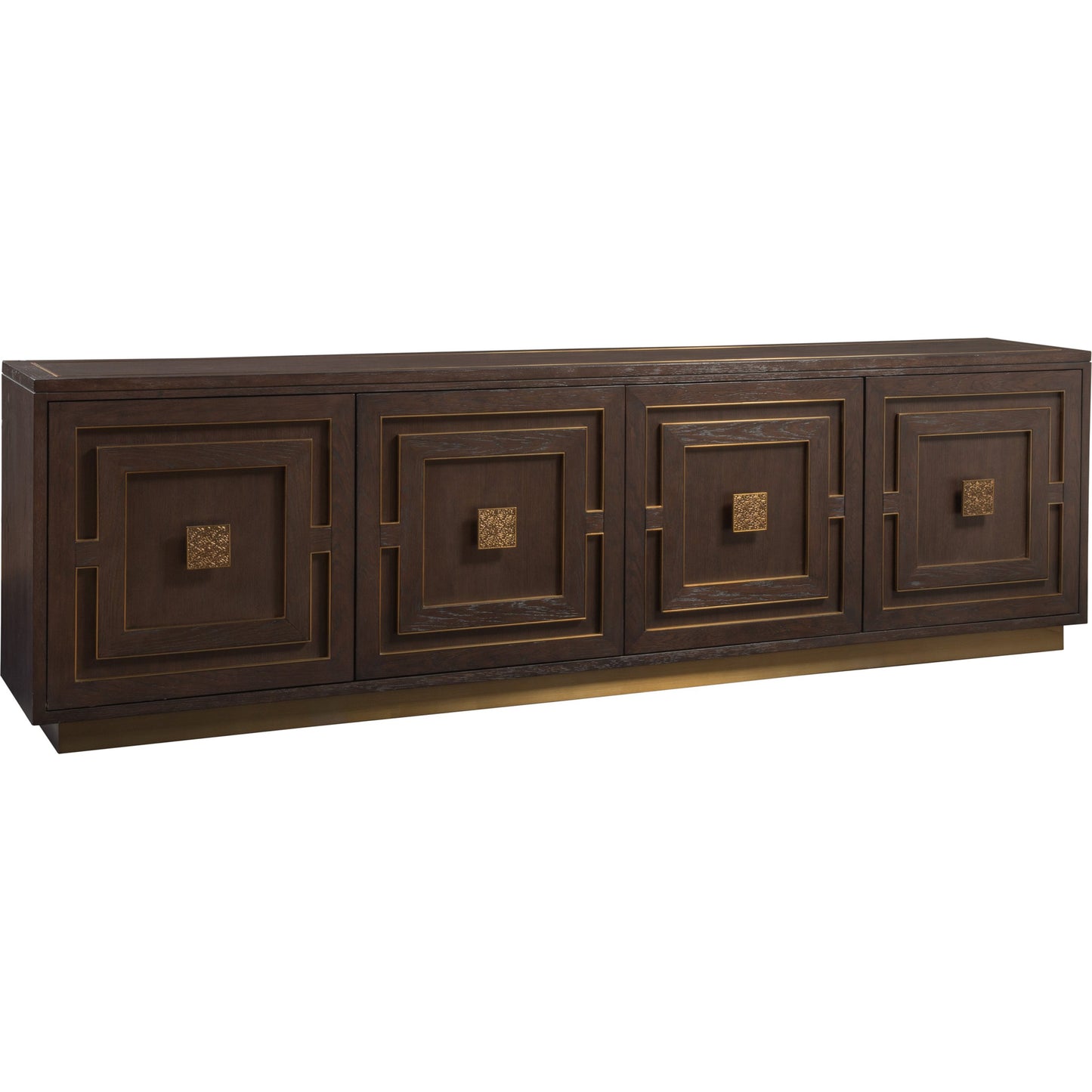 001 SR-834707 | Primary Silo | Verbatim 4 Door Media Console by Artistica Home in rich brown cerused. Made from unique in a transitional style.