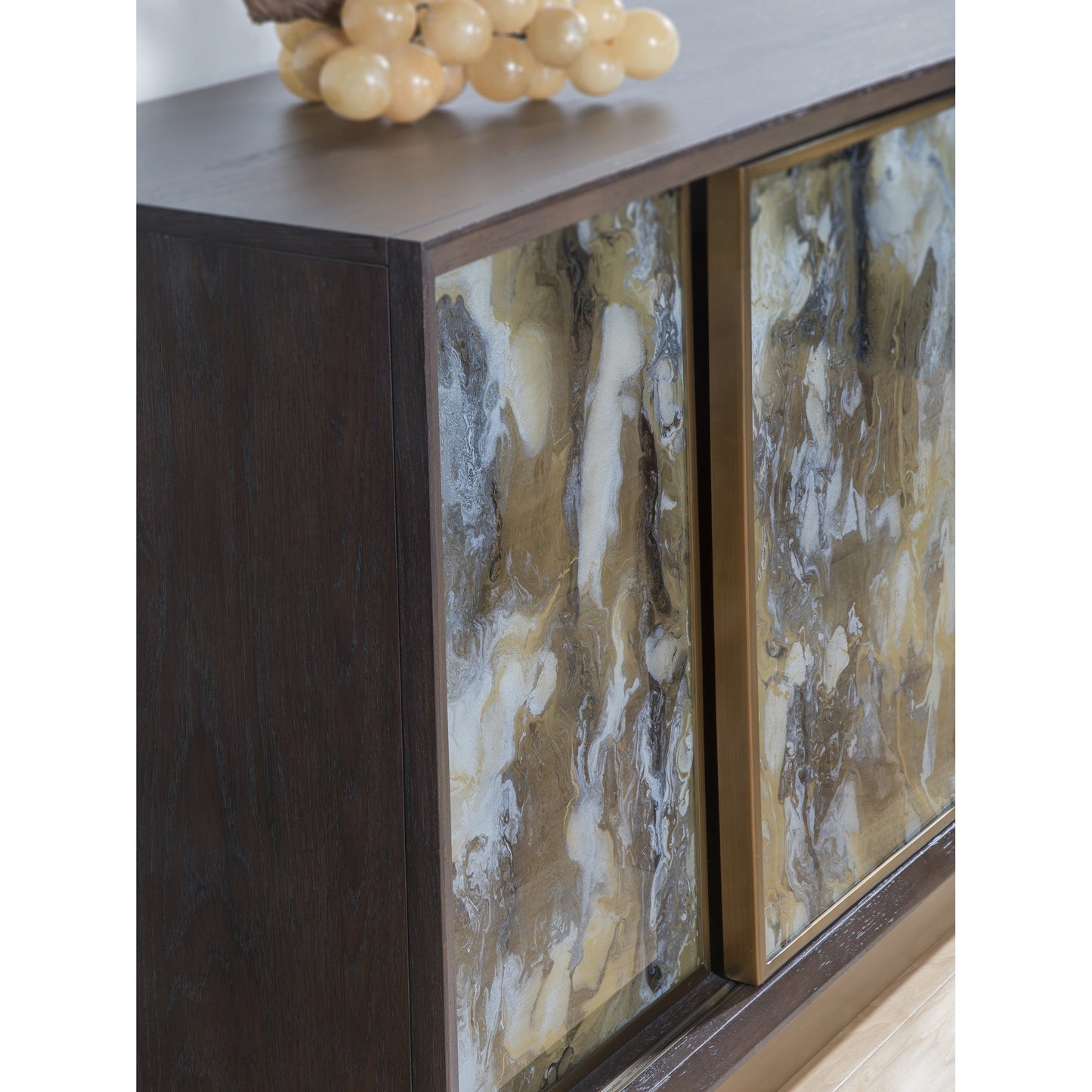 005 SR-834710 | Closeup | Verbatim 4 Doors Media Console by Artistica Home. Made from unique in a eclectic & global style.