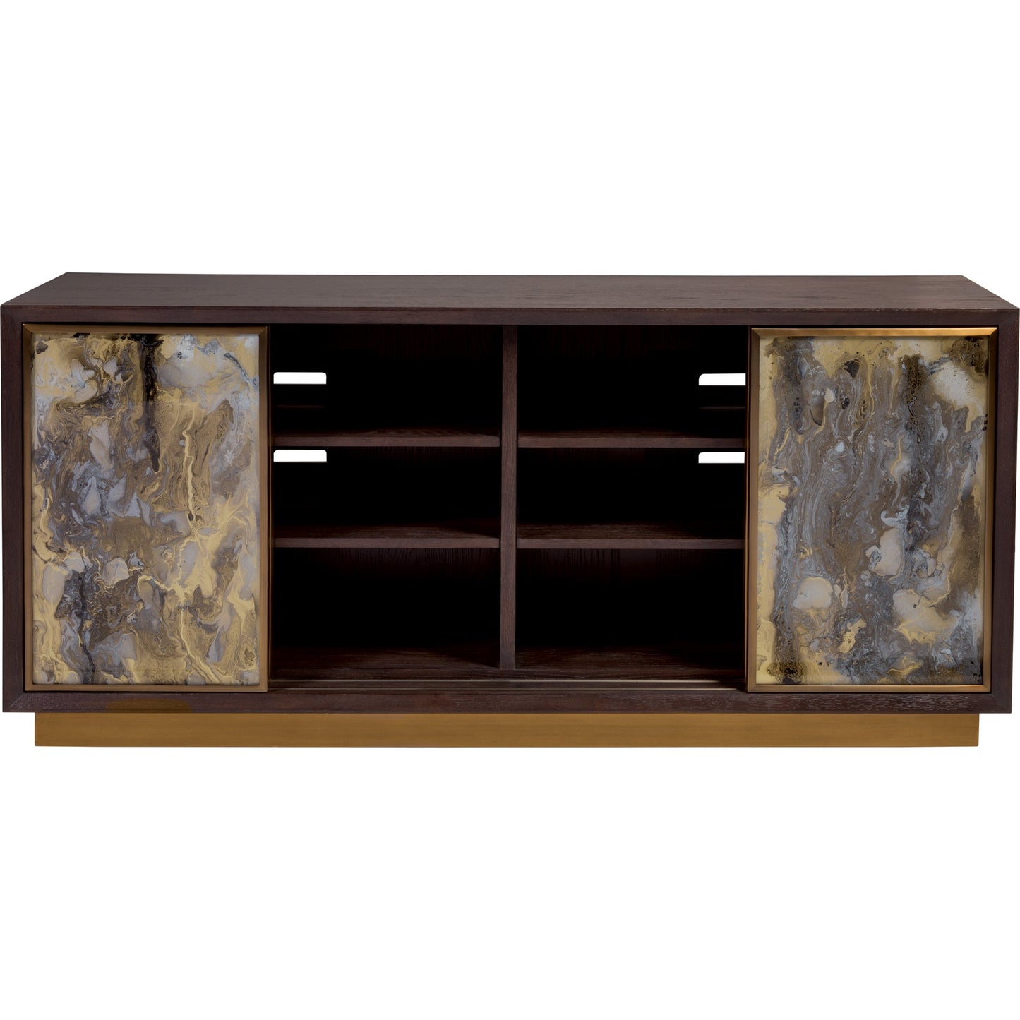 003 SR-834710 | Additional Silo | Verbatim 4 Doors Media Console by Artistica Home. Made from unique in a eclectic & global style.