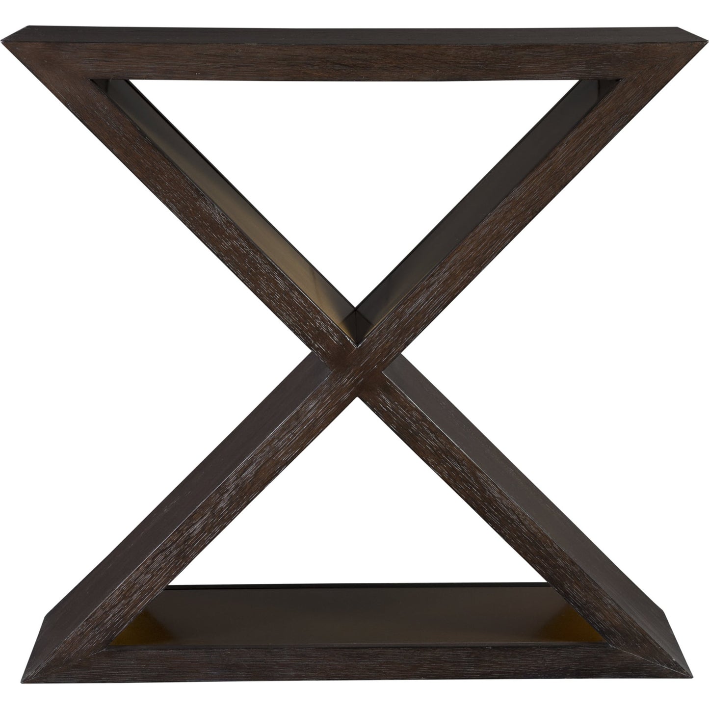 002 SR-834720 | Additional Silo | Verbatim X Console by Artistica Home in rich brown cerused. Made from unique in a modern style.