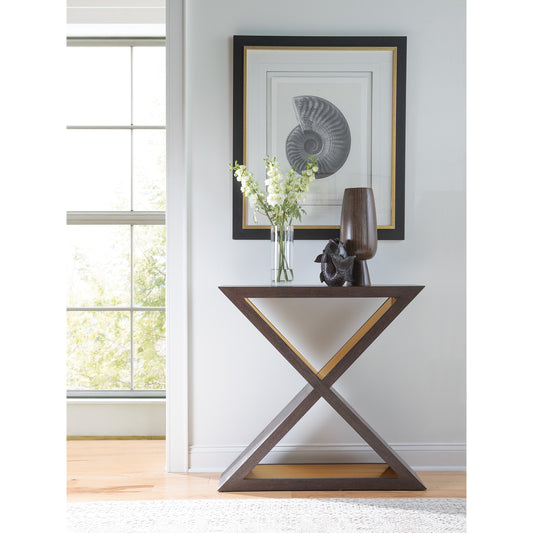 Verbatim X Console by Artistica Home in rich brown cerused. Made from unique in a modern style.
