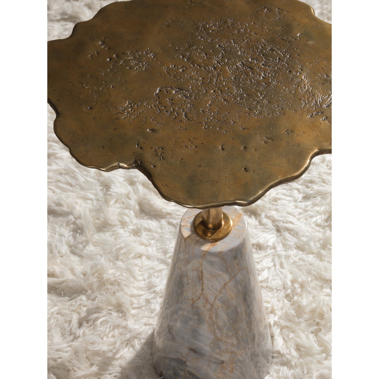 002 SR-834492 | Closeup | Moriarty Round Spot Table by Artistica Home. Made from unique in a modern style.