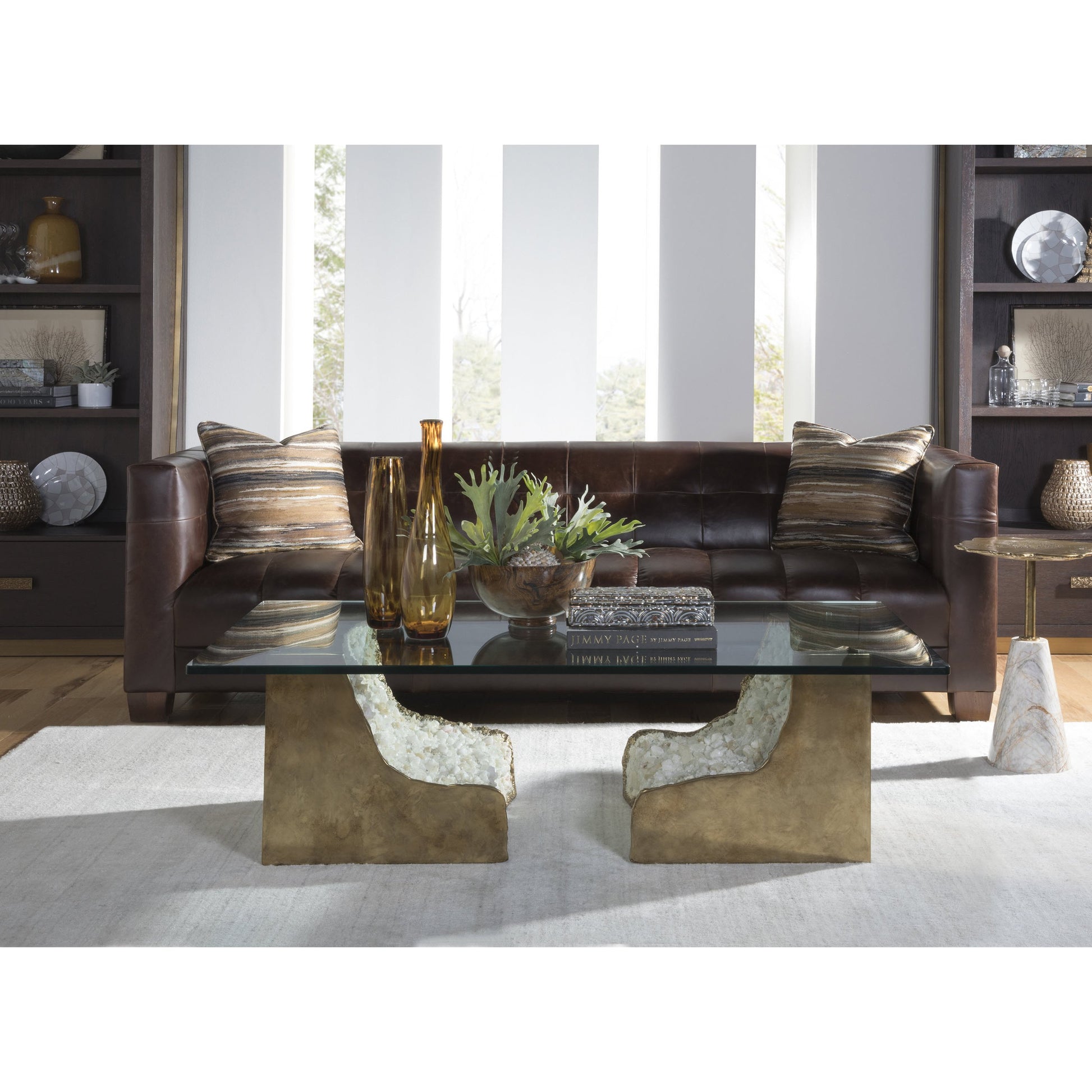Apricity Rectangular Cocktail Table by Artistica Home. Made from unique in a rustic style.
