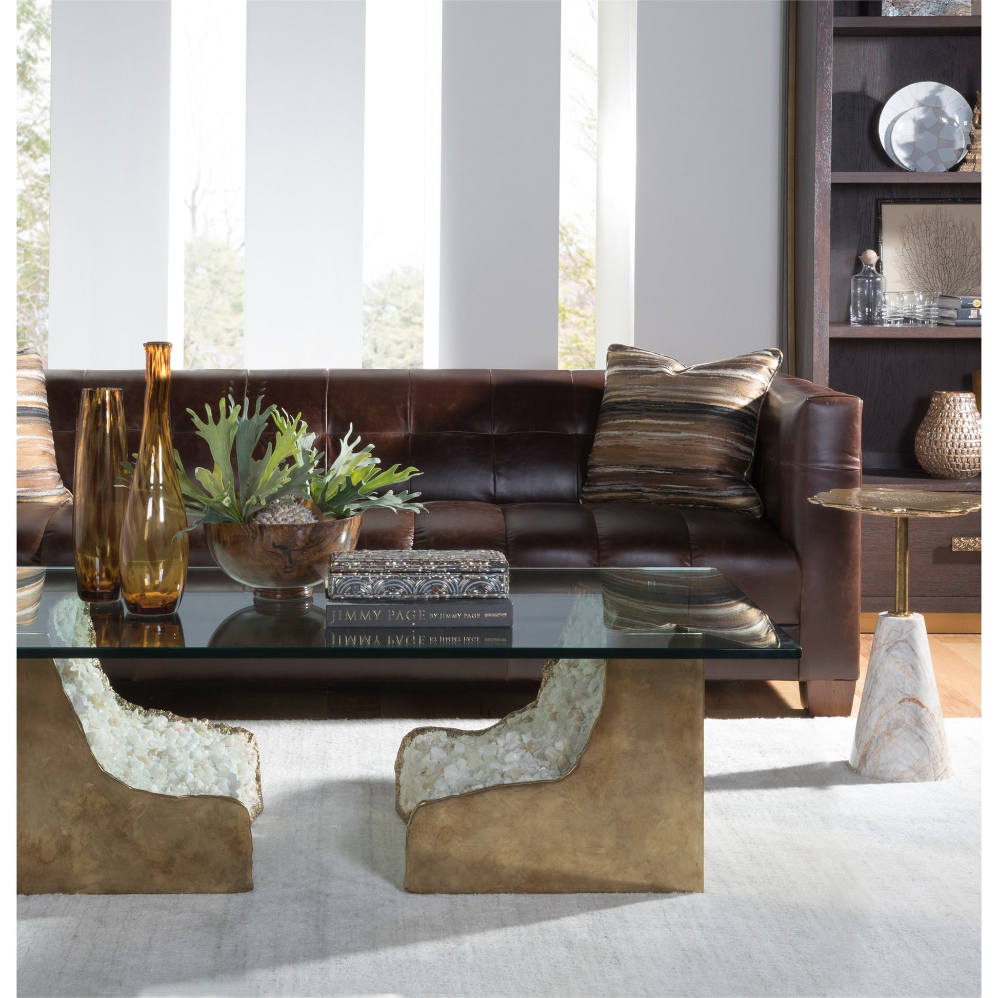 Apricity Rectangular Cocktail Table by Artistica Home. Made from unique in a rustic style.
