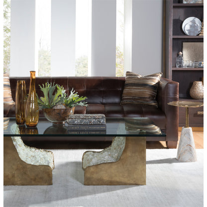 Apricity Rectangular Cocktail Table by Artistica Home. Made from unique in a rustic style.