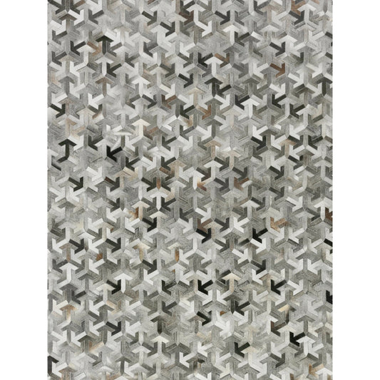 Natural Hide 2182 Rug by Exquisite Rugs in gray. Made from leather hide in a unique style.