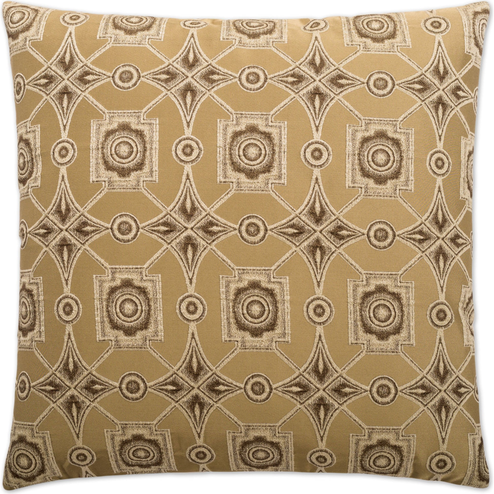 Gris by DV Kap Home in tan, taupe, oyster. Made from 56% viscose, 44% polyester in a traditional style.