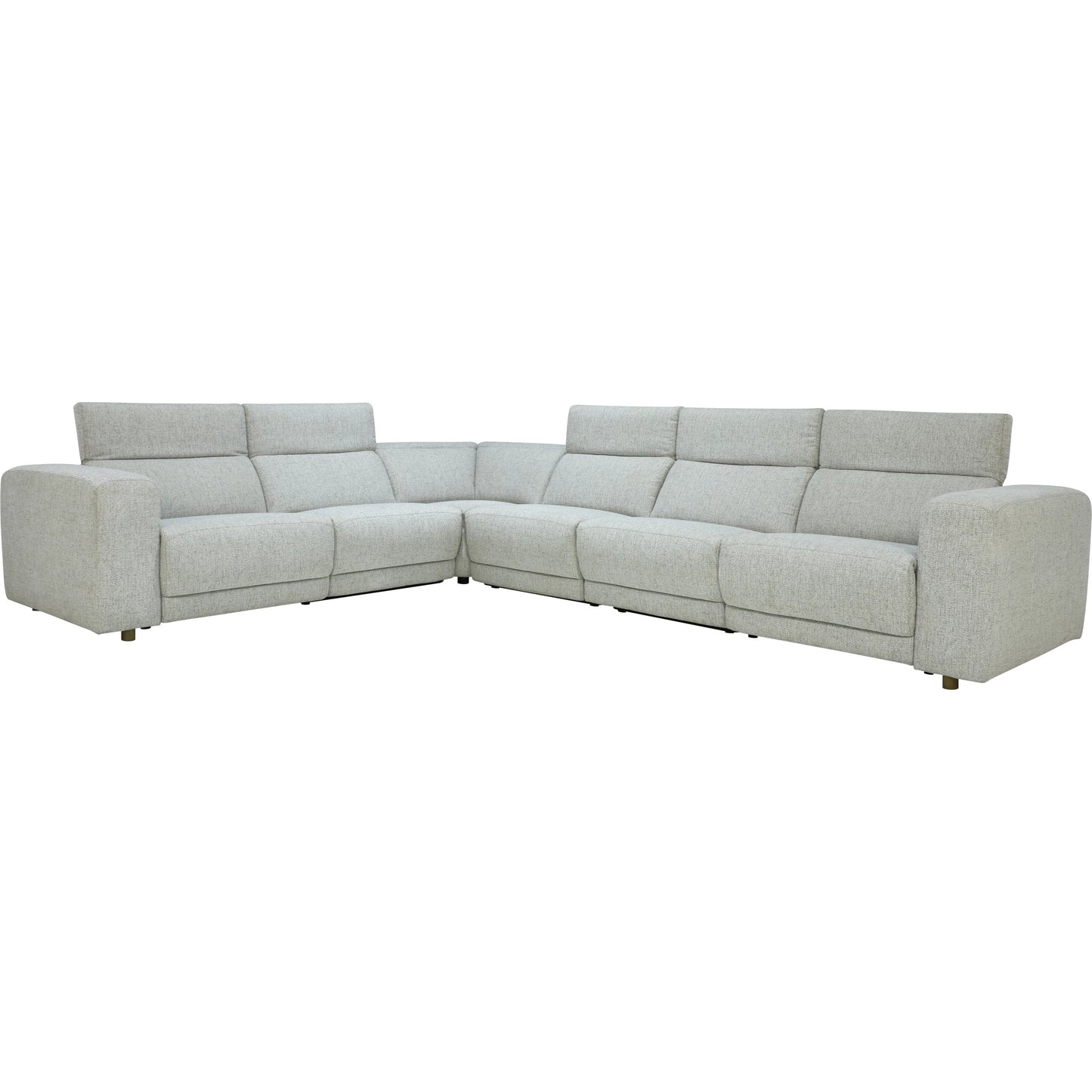 003 SI-2353698 | Additional Silo | Knoxville Power Recliner Sectional Sofa by Classic Home in gray. Made from 100% polyester in a transitional style.