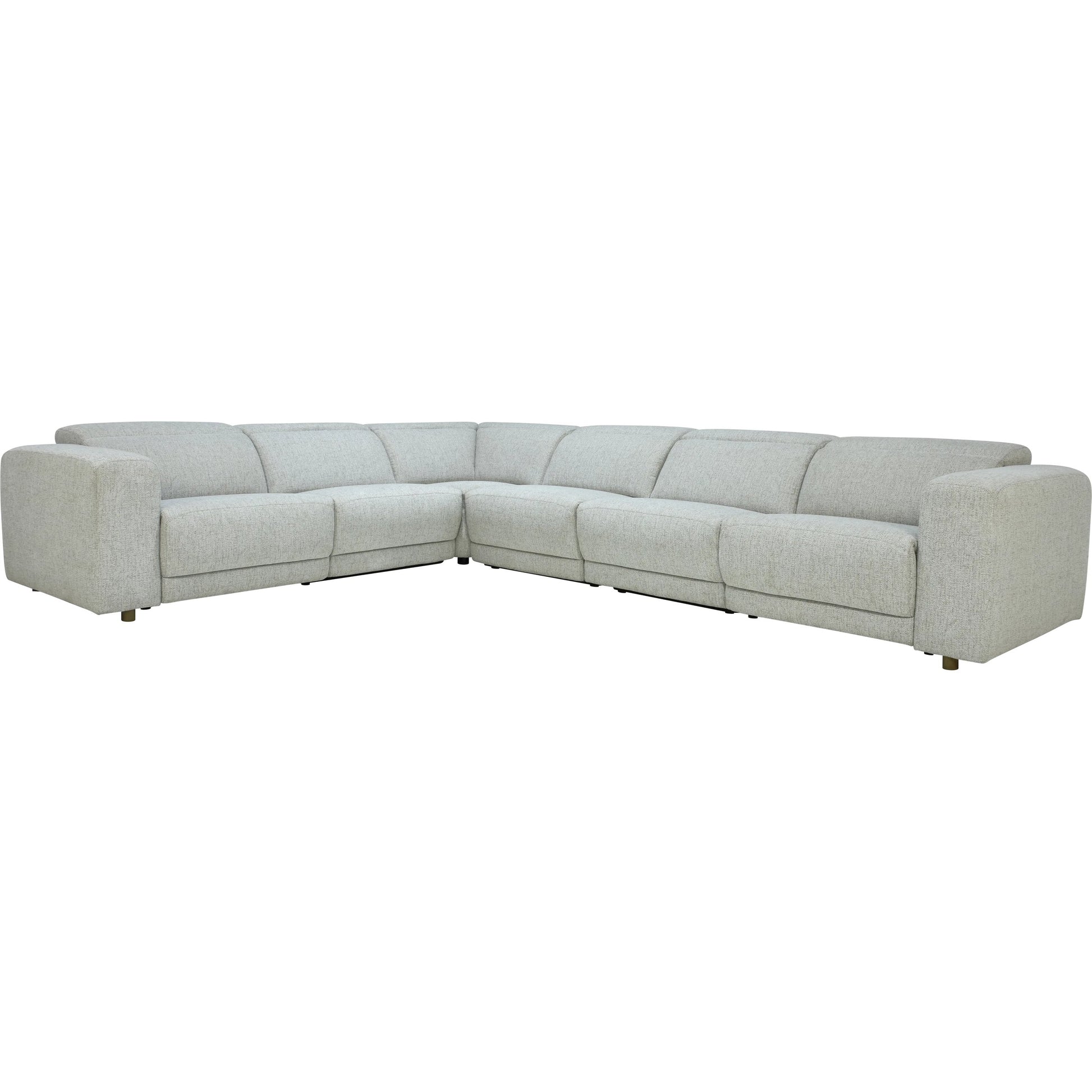 Knoxville Power Recliner Sectional Sofa by Classic Home in gray. Made from 100% polyester in a transitional style.